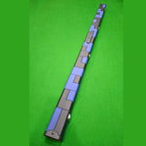 Leather 1pc Cue Case With Lock - Block Pattern