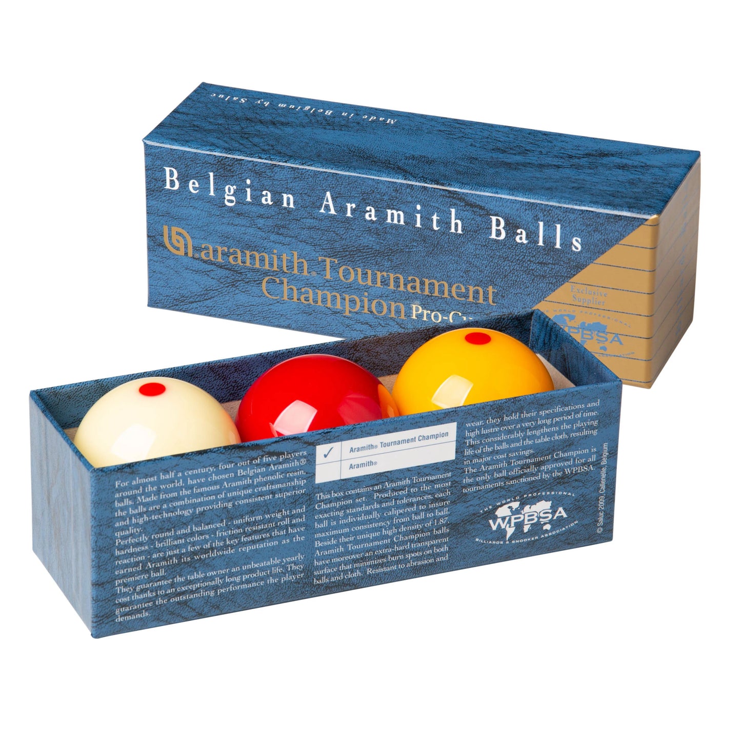 Belgian Aramith Billiards Ball Set