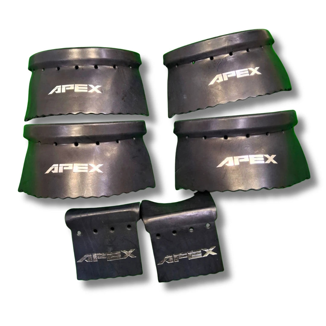Apex Black Pocket Leather Set - Pack of 6